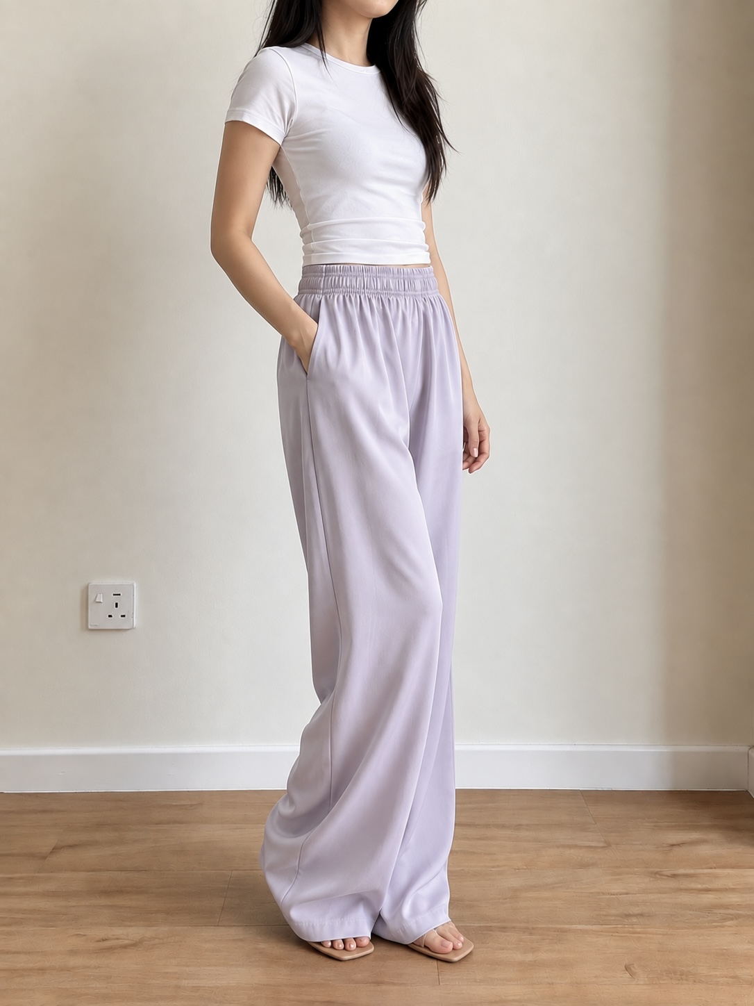 Giselle Relaxed Satin Palazzo Pants