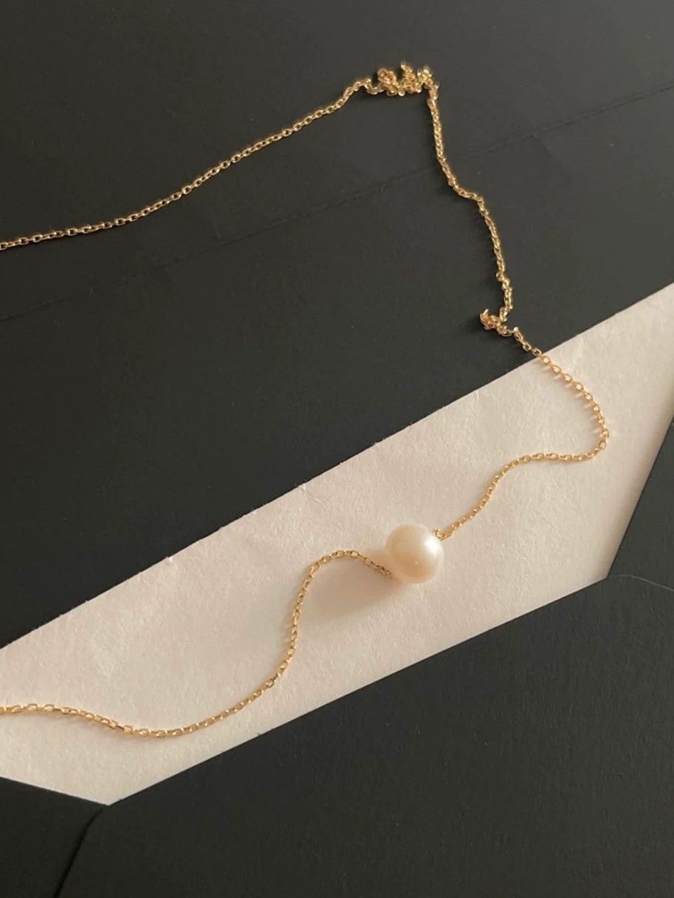 Jupiter Single Pearl Necklace