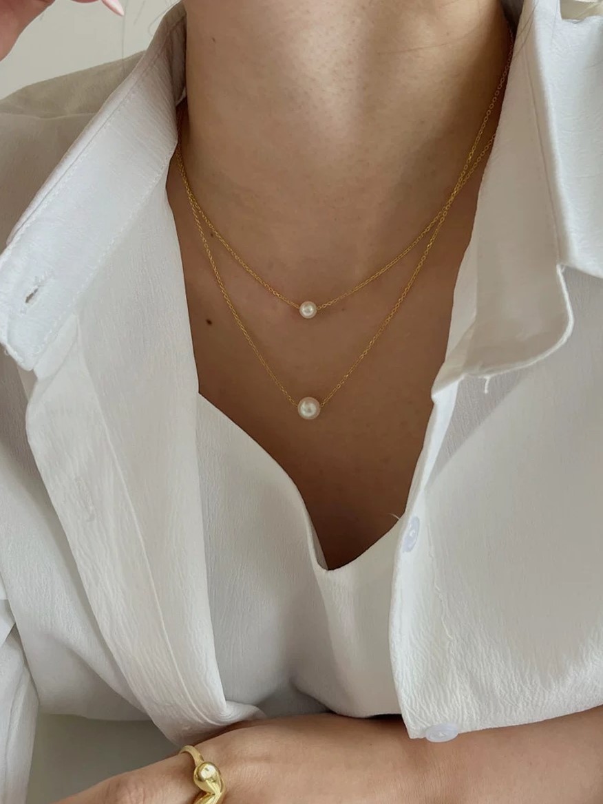 Jupiter Single Pearl Necklace