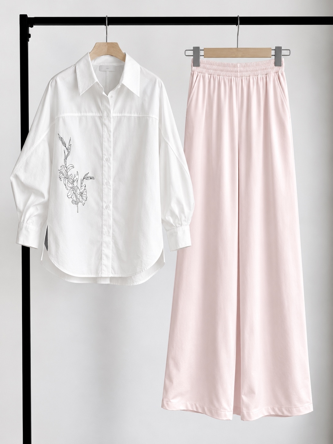 Giselle Relaxed Satin Palazzo Pants
