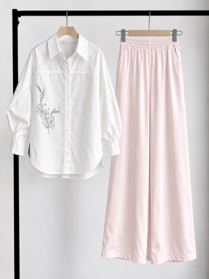 Giselle Relaxed Satin Palazzo Pants