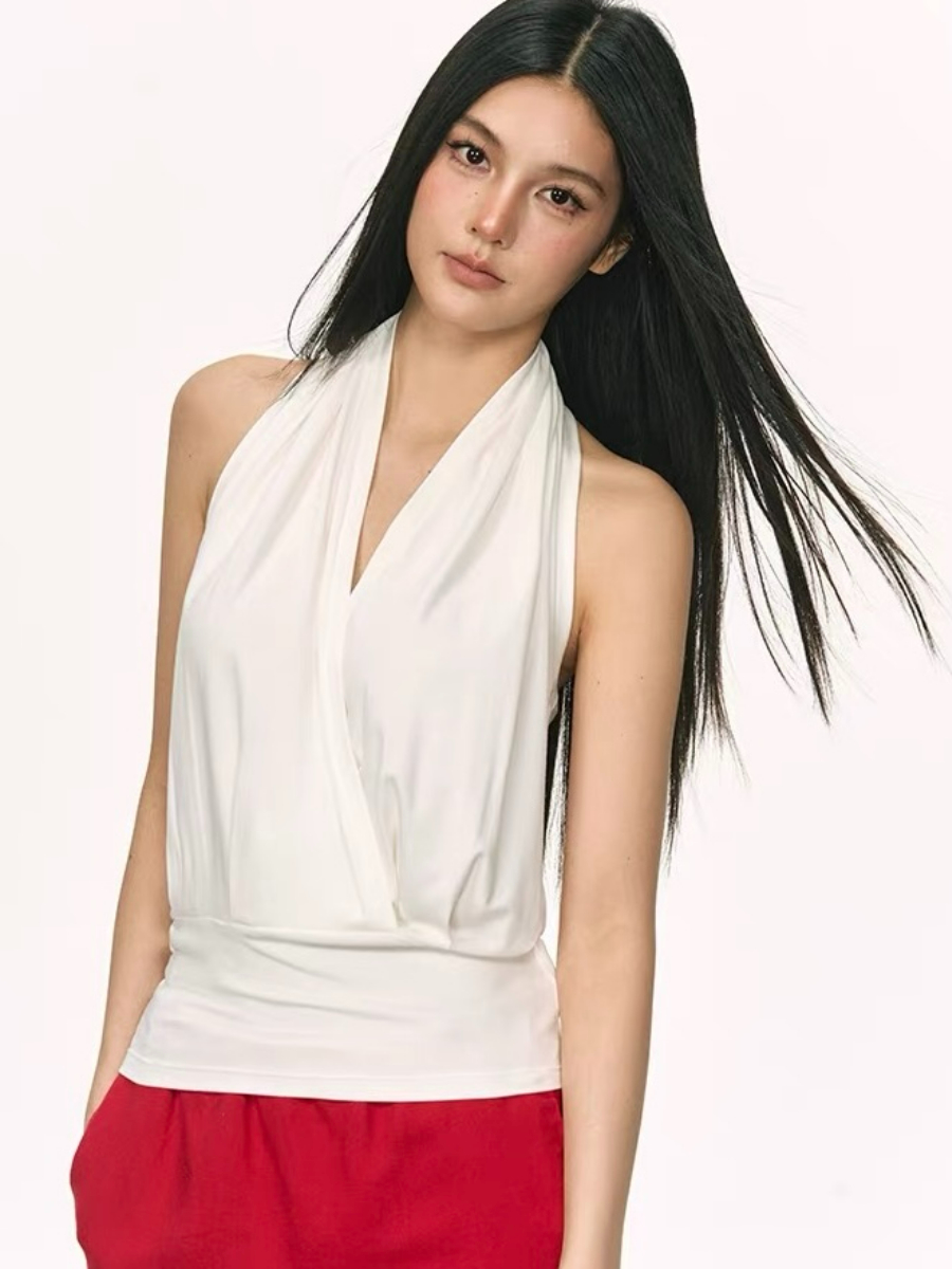 Olivette Halter Neck Top