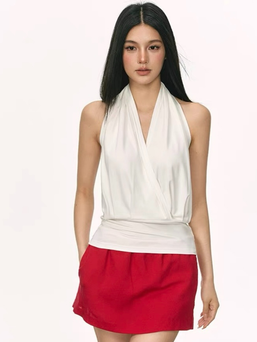 Olivette Halter Neck Top