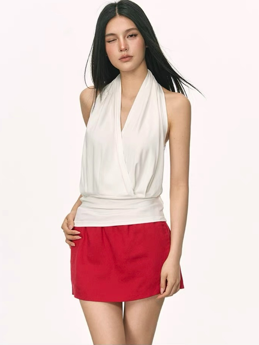 Olivette Halter Neck Top
