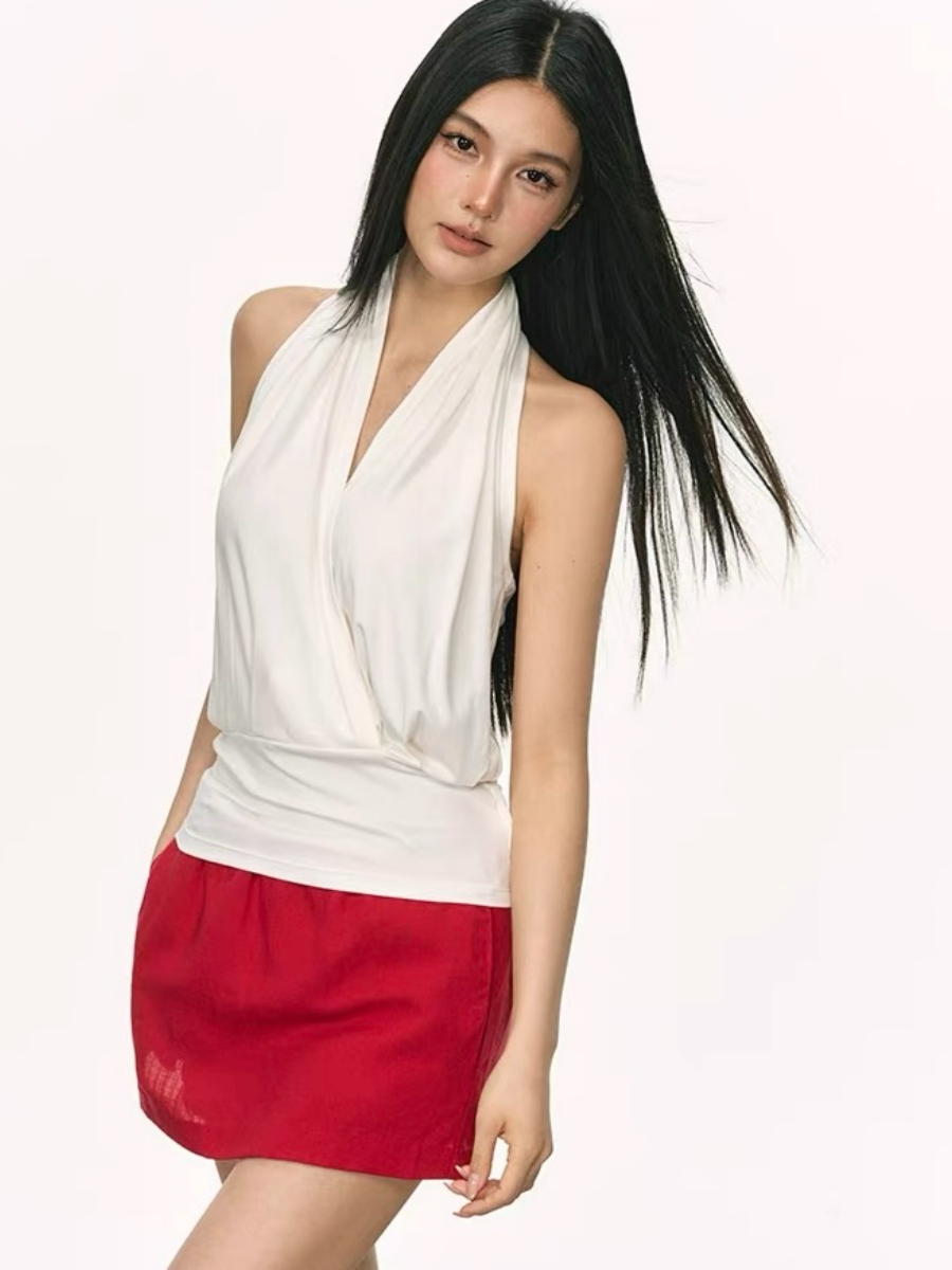 Olivette Halter Neck Top
