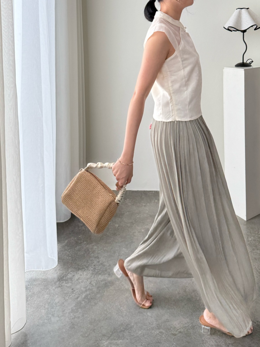 Zhi Qiu Oriental Knit Top & Yun Er Pants-The Black Bow-