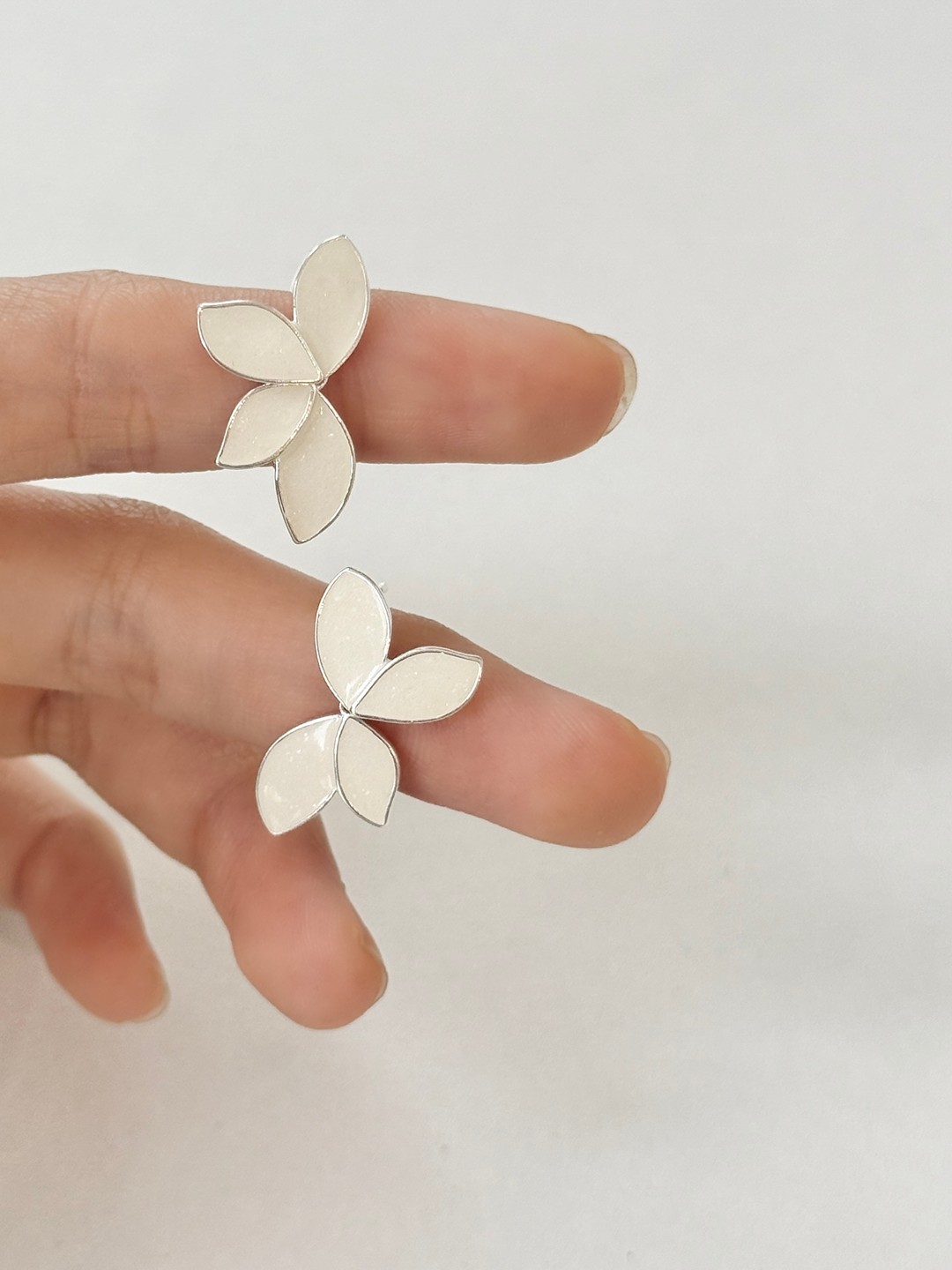 Ga-Eul Petal Stud Earrings