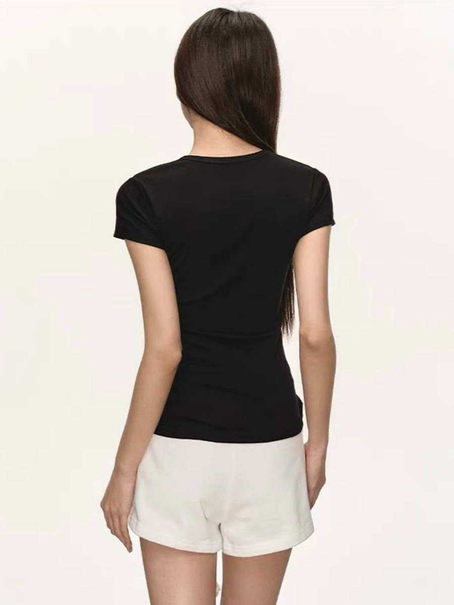 Olena Crew Neck Tee