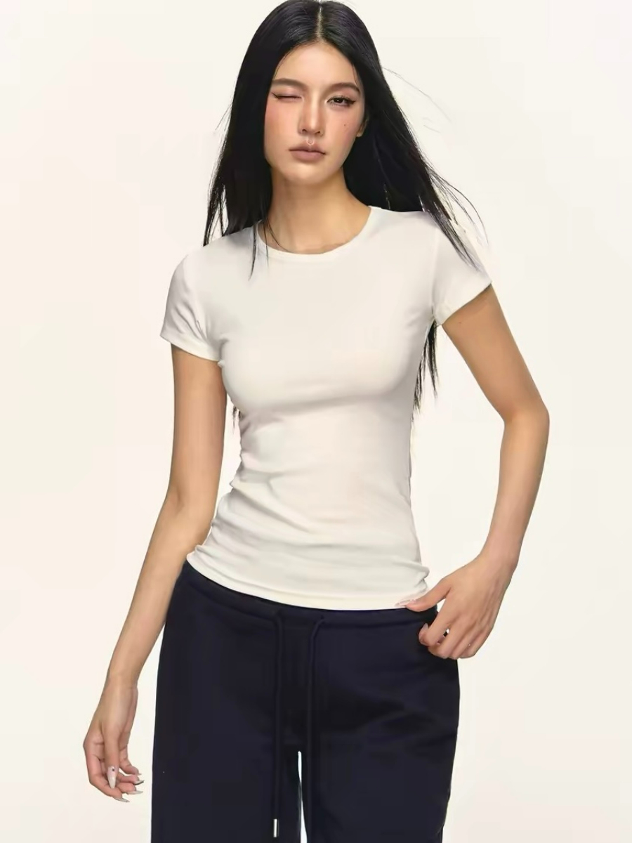 Olena Crew Neck Tee