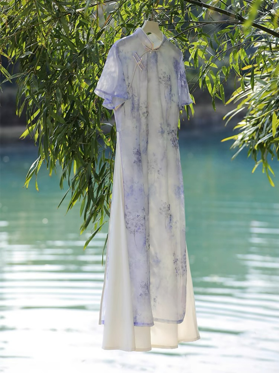 Ya An Ao Dai Cheongsam-The Black Bow-