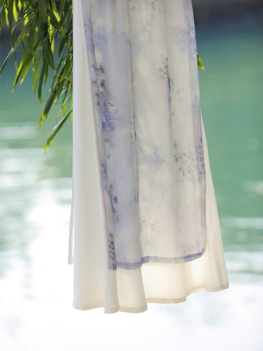 Ya An Ao Dai Cheongsam-The Black Bow-