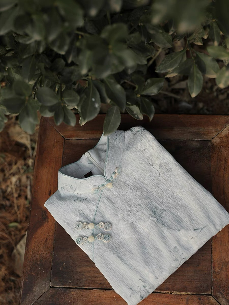 Ya Bo Floral Cheongsam-The Black Bow-