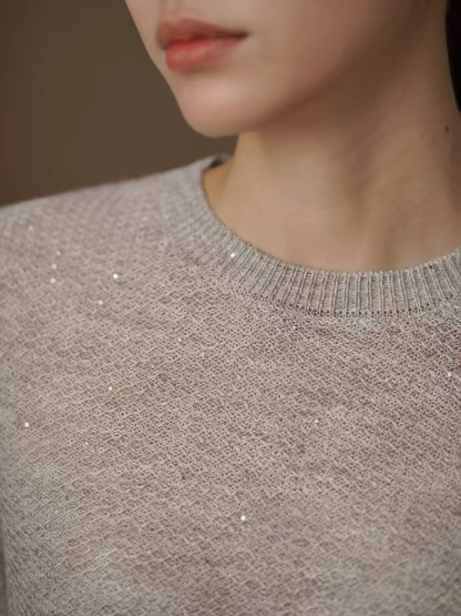 Hazel Sequin Yarn Knit Top