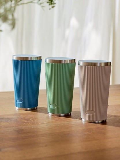 (Free Gift-Do Not Buy) Thermocafe 450ml Ceramic Coated Mug