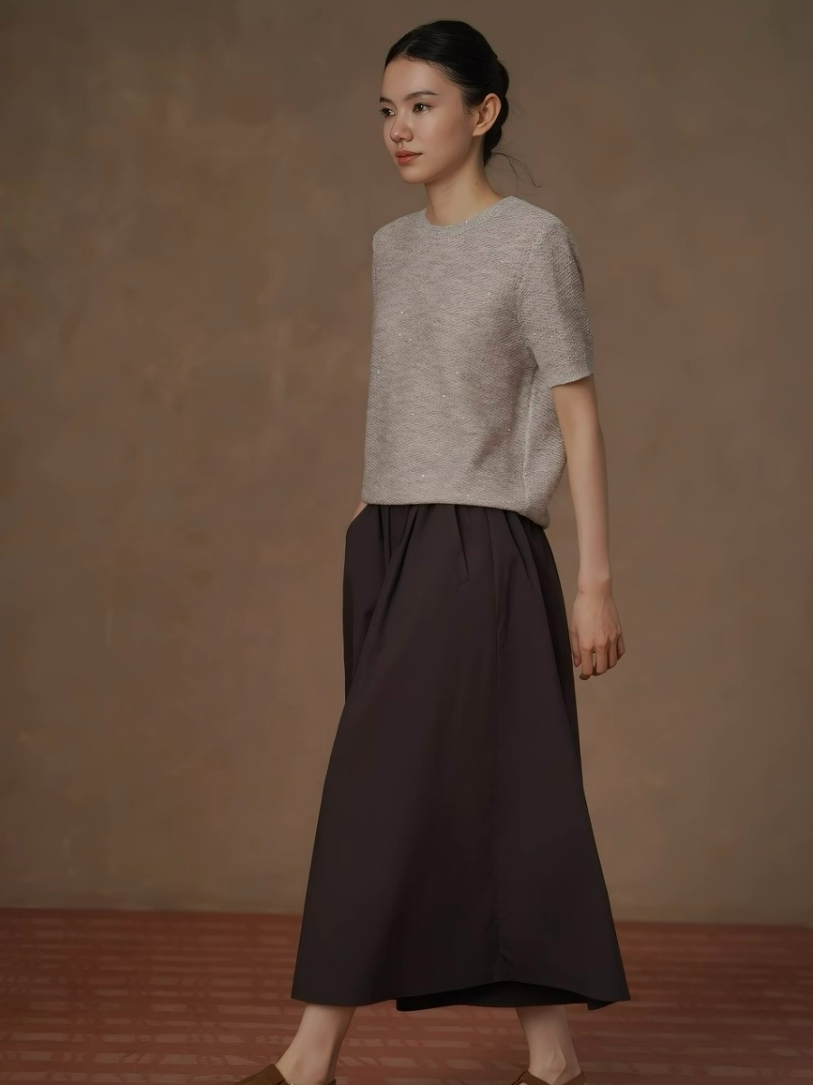 Hazel Sequin Yarn Knit Top