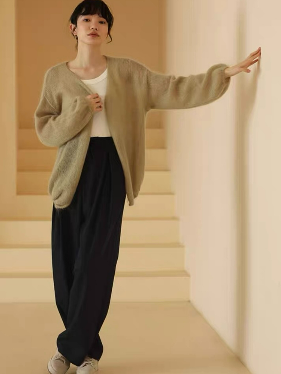 Huntter Casual Drawstring Chiffon Pants 