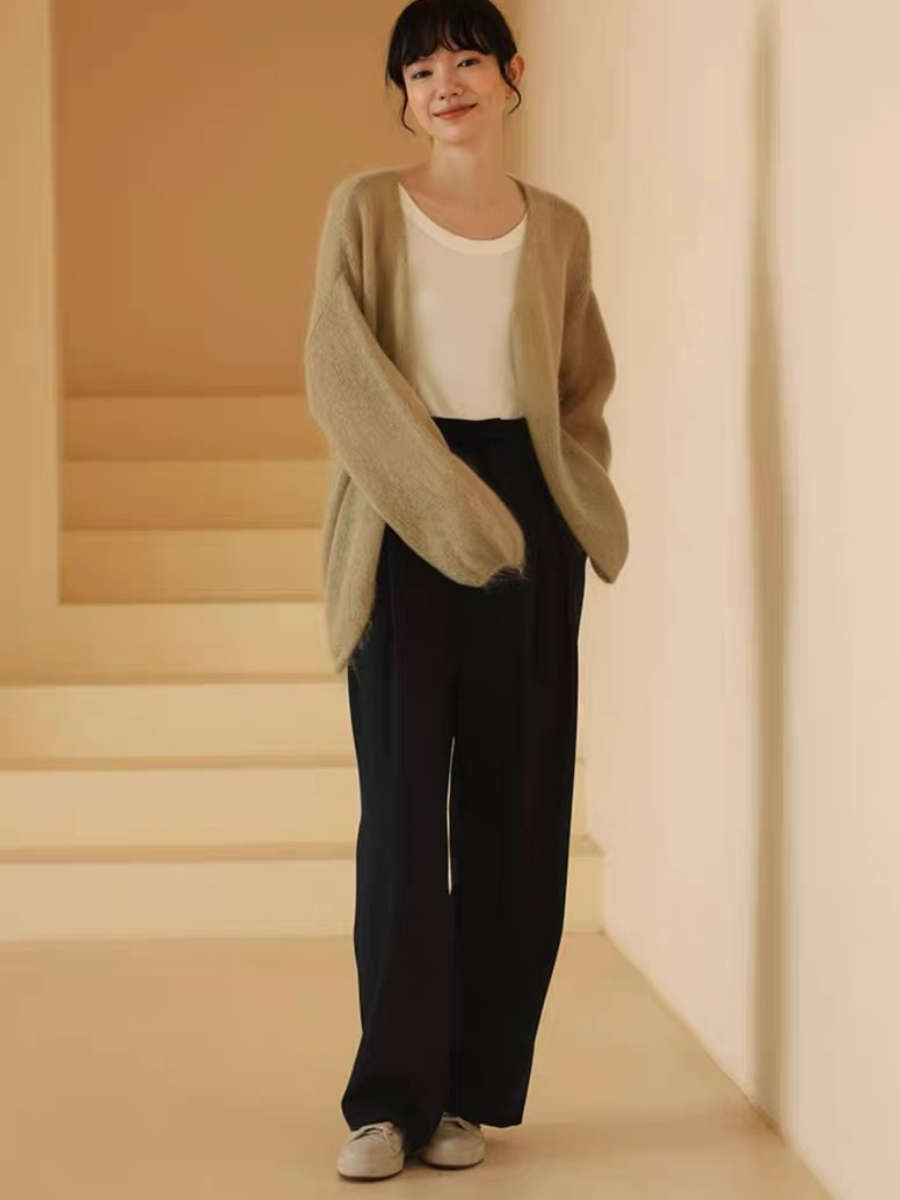 Huntter Casual Drawstring Chiffon Pants 