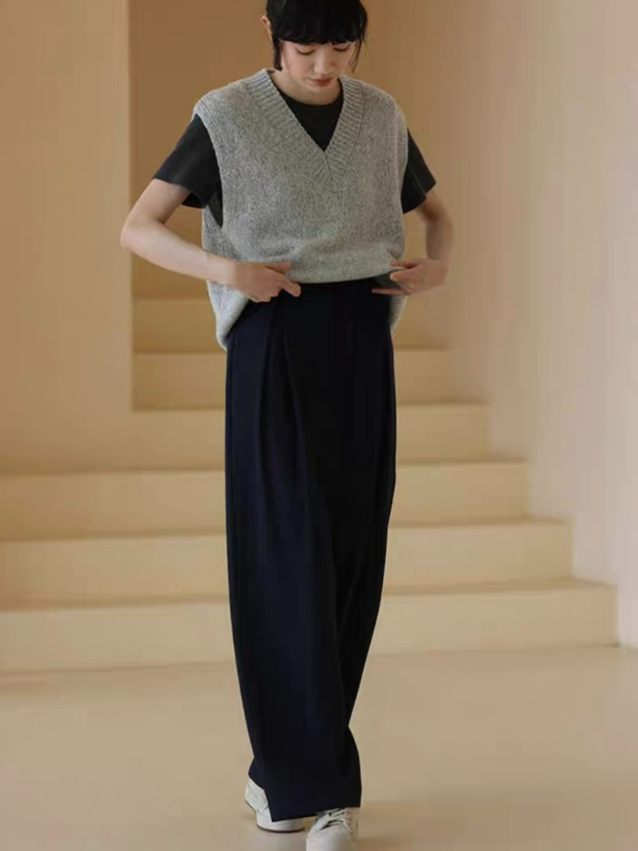 Huntter Casual Drawstring Chiffon Pants 