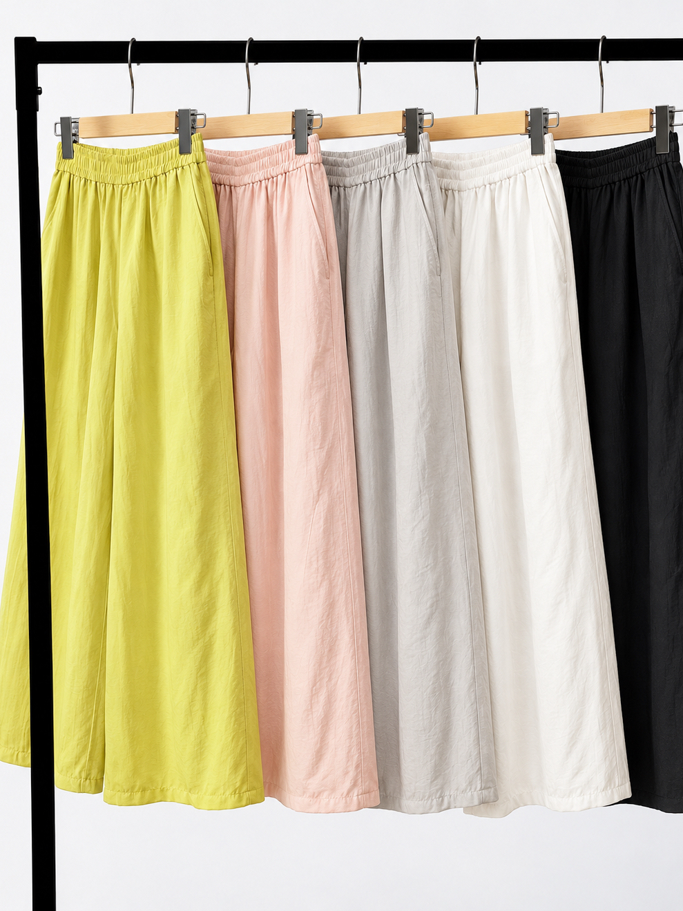 Yan Chu Acetate Barrel-Leg Culottes