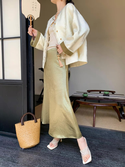 Xin Bei Jacquard Oriental Outwear