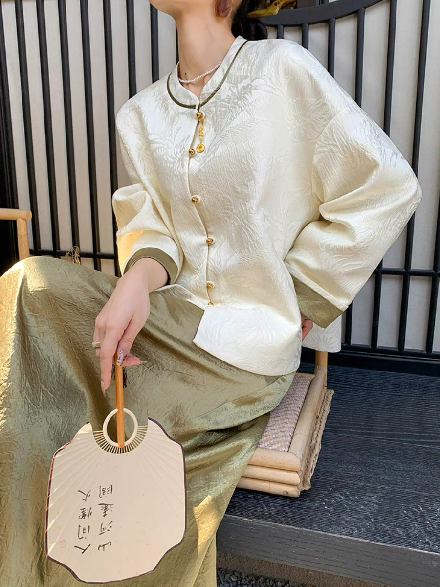 Xin Bei Jacquard Oriental Outwear