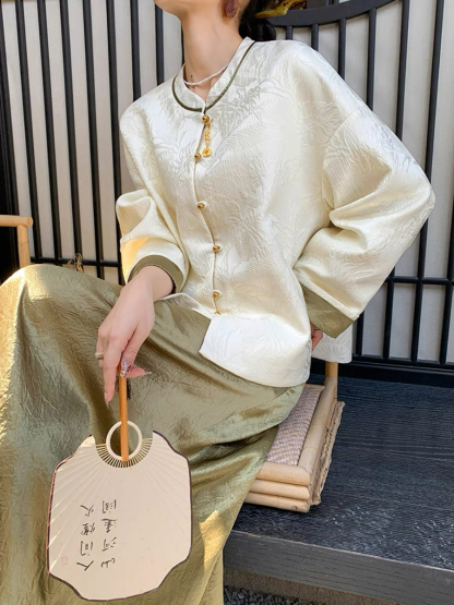 Xin Bei Jacquard Oriental Outwear