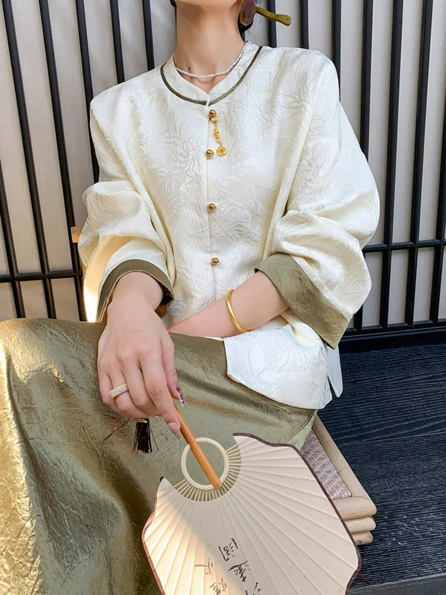 Xin Bei Jacquard Oriental Outwear