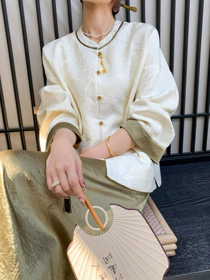 Xin Bei Jacquard Oriental Outwear