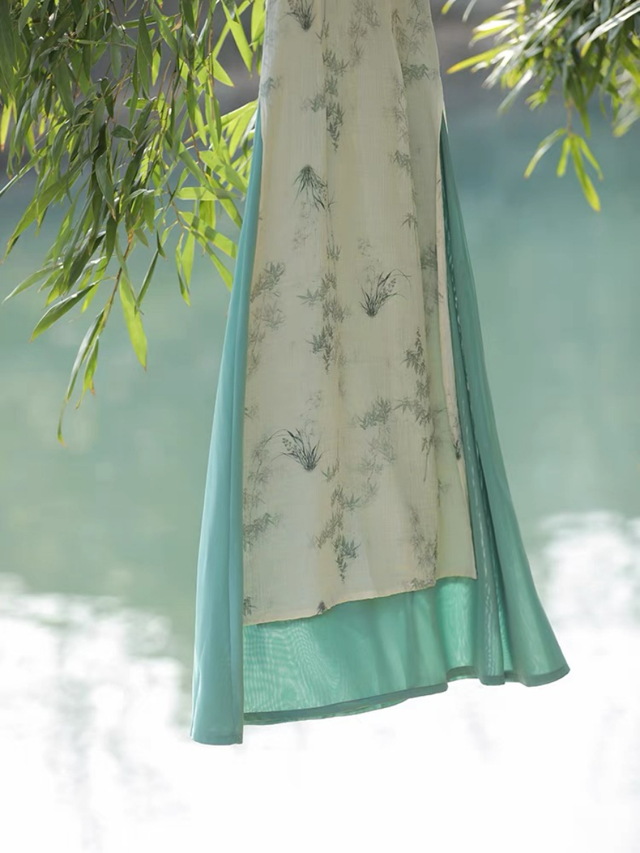 Ya Hui Ao Dai Cheongsam-The Black Bow-