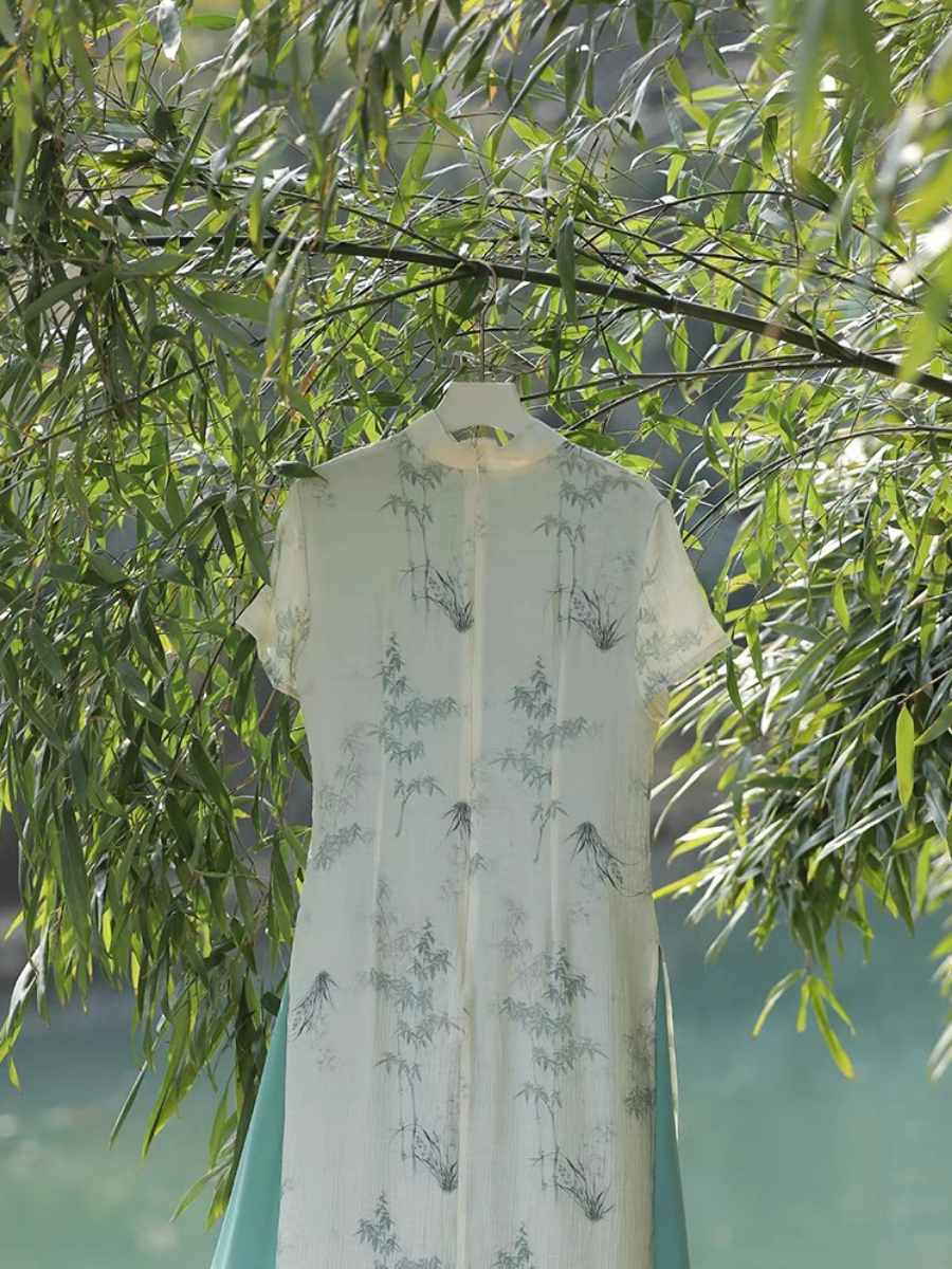 Ya Hui Ao Dai Cheongsam-The Black Bow-