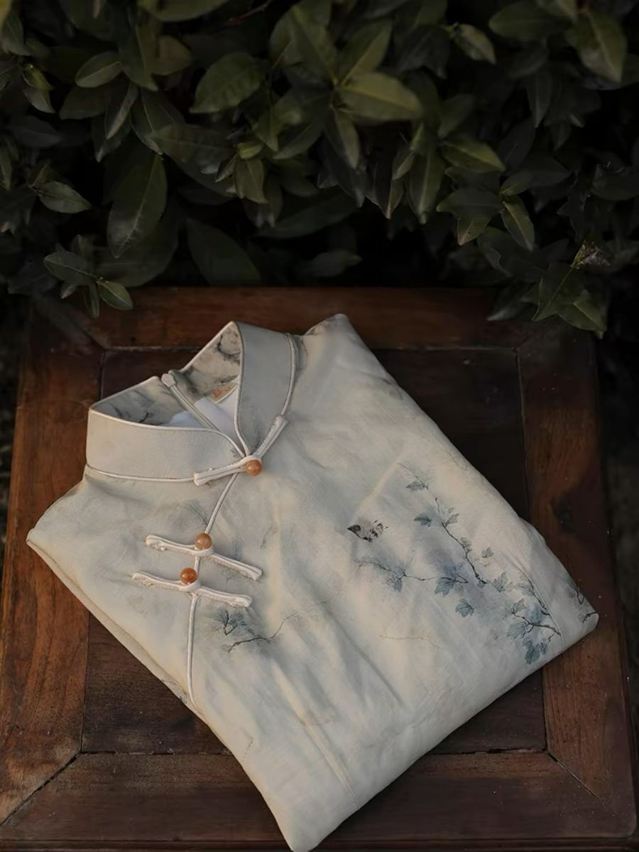 Ya Heng Short Sleeve Cheongsam-The Black Bow-