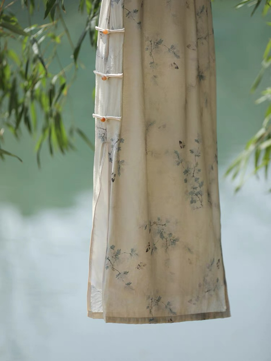 Ya Heng Short Sleeve Cheongsam-The Black Bow-