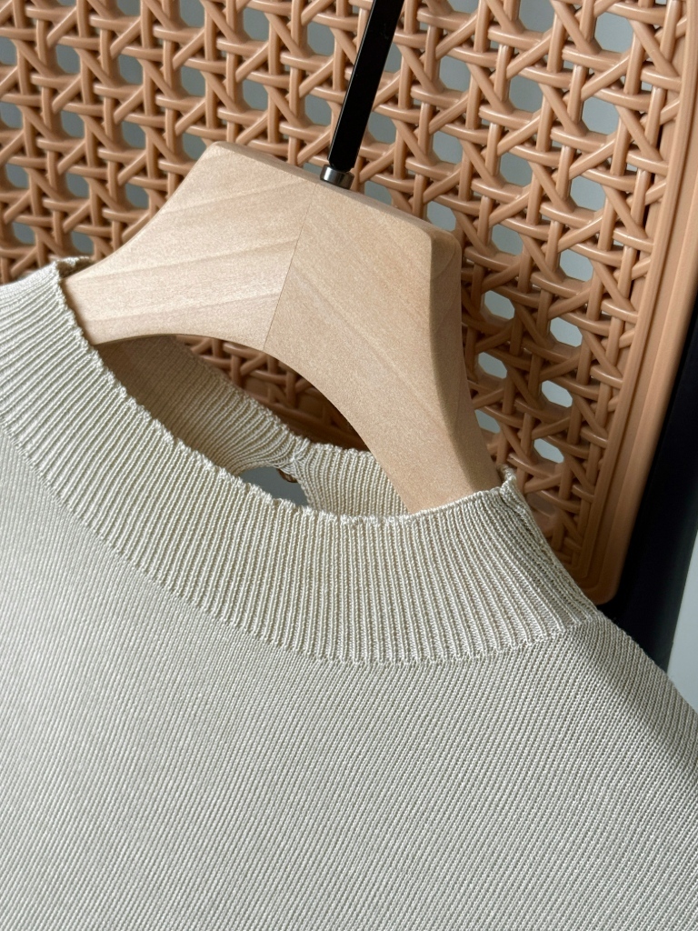 Ellie High Neck Side Ruched Back Button Knit Top