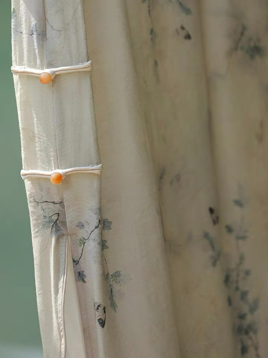 Ya Heng Short Sleeve Cheongsam-The Black Bow-