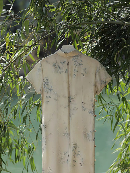 Ya Heng Short Sleeve Cheongsam-The Black Bow-