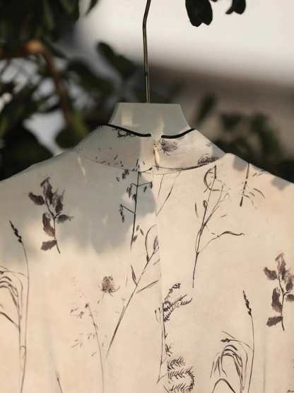 Ya Tao Monochrome Cheongsam-The Black Bow-