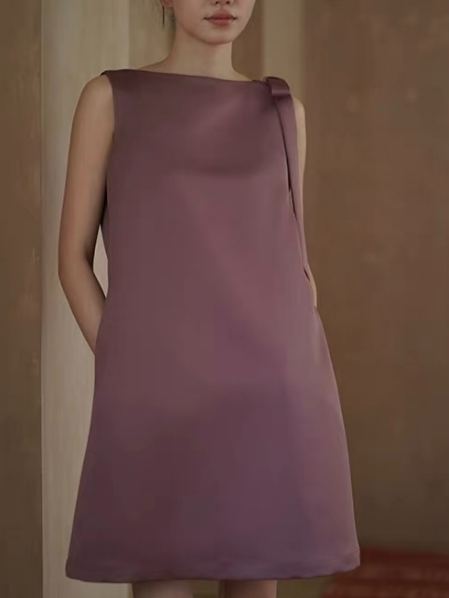 Holden Shoulder Ribbon Shift Dress