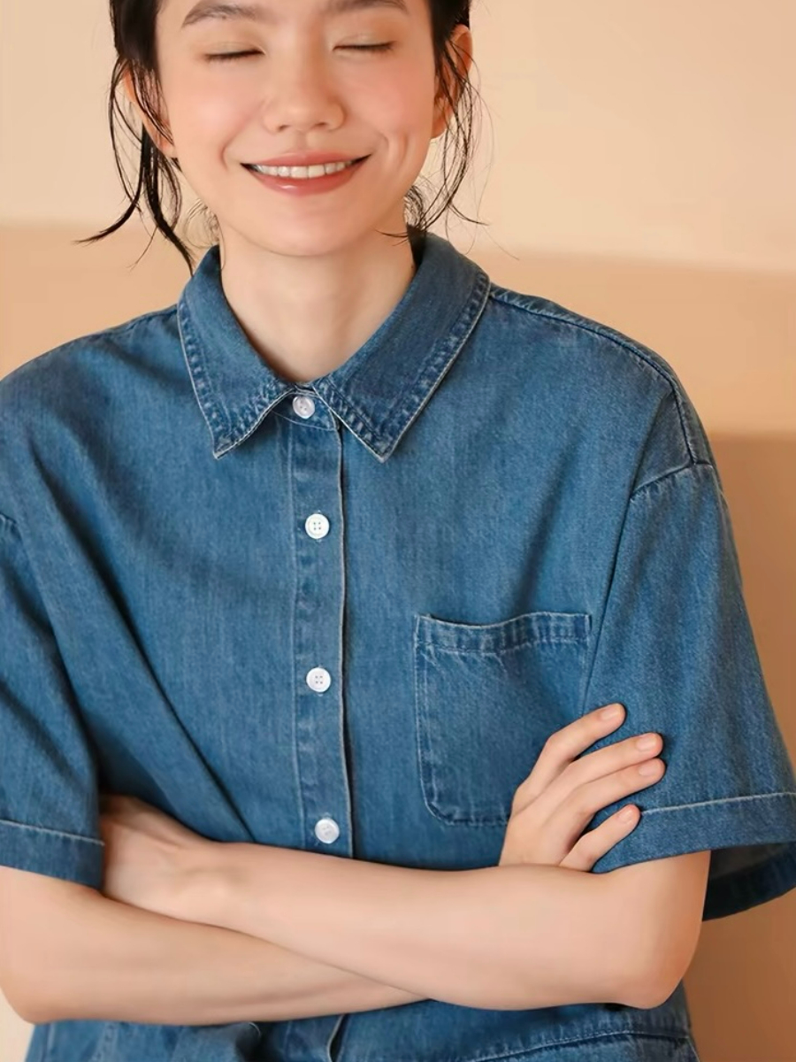 Hendrix A-Line Denim Dress