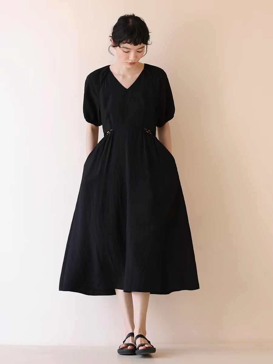 Holly Waist Detailed Flare Midi Dress