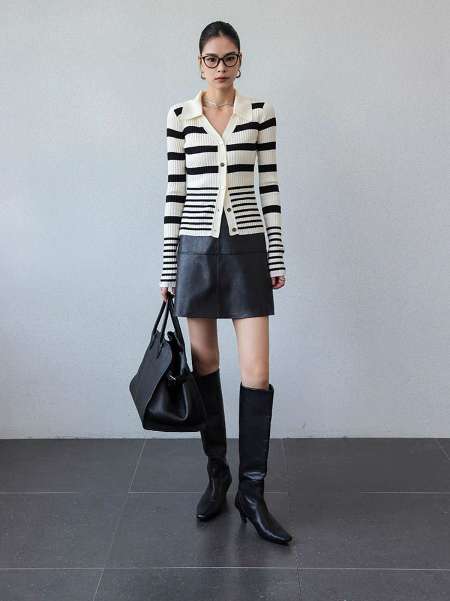 Xamoora Faux Leather Skirt
