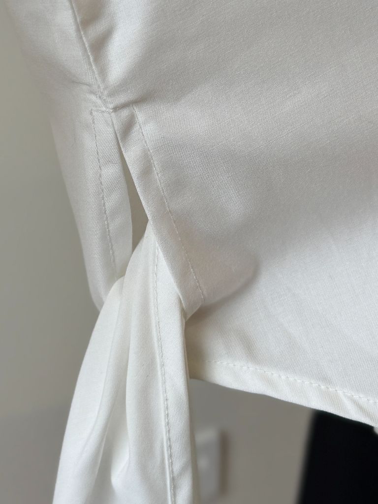 Verona Mid Sleeve Waist Tie Shirt