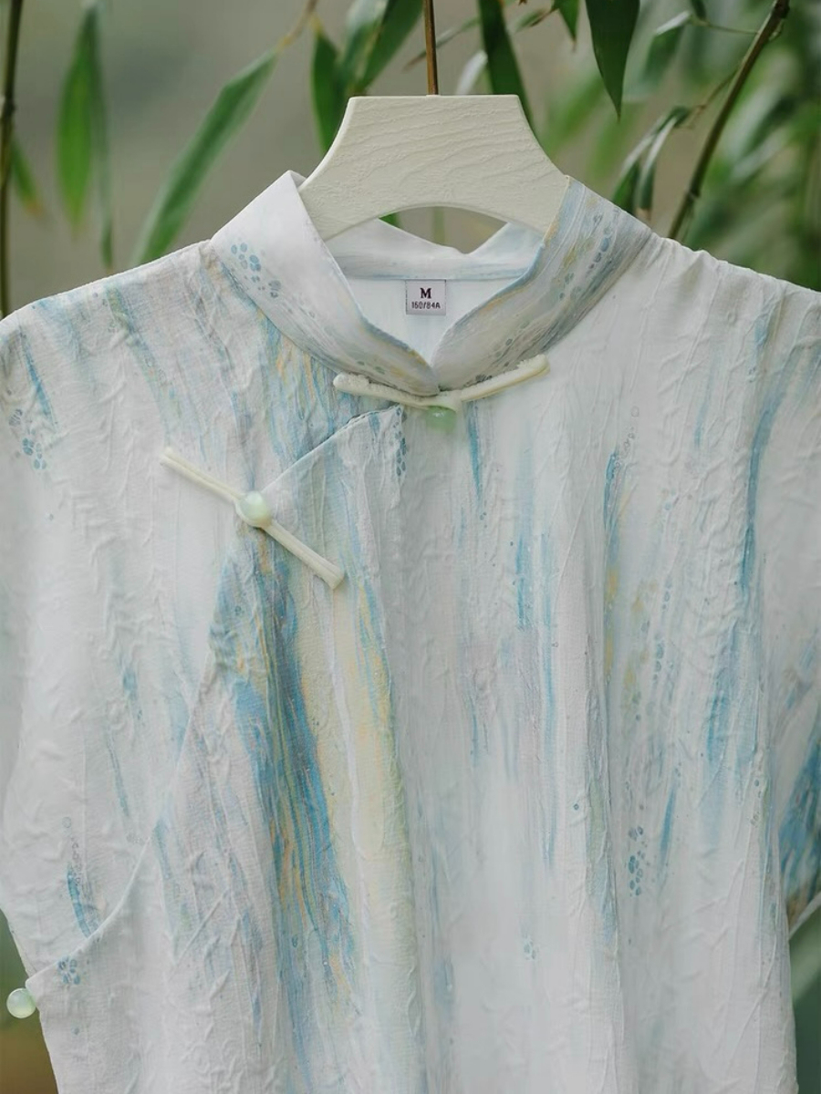 Ya Xian Full Placket Cheongsam-The Black Bow-