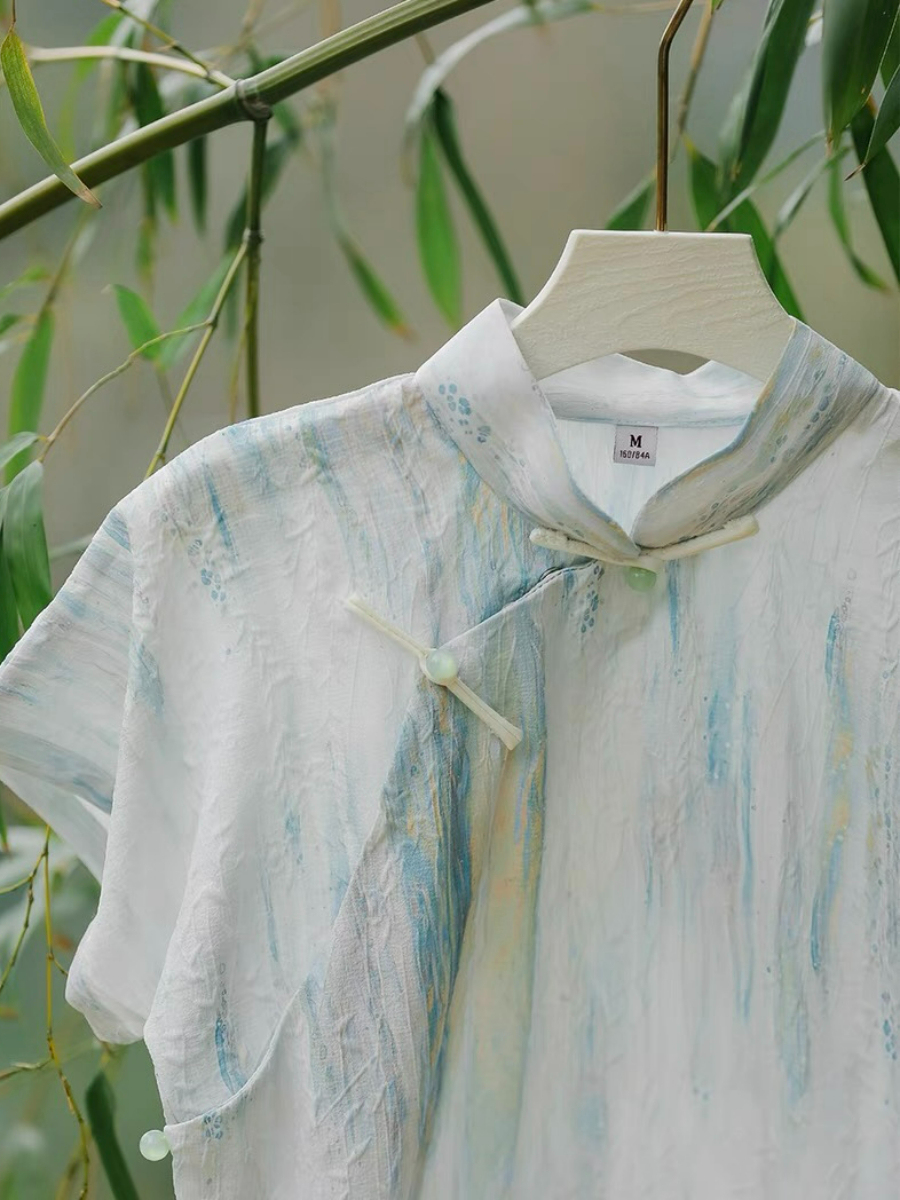 Ya Xian Full Placket Cheongsam-The Black Bow-