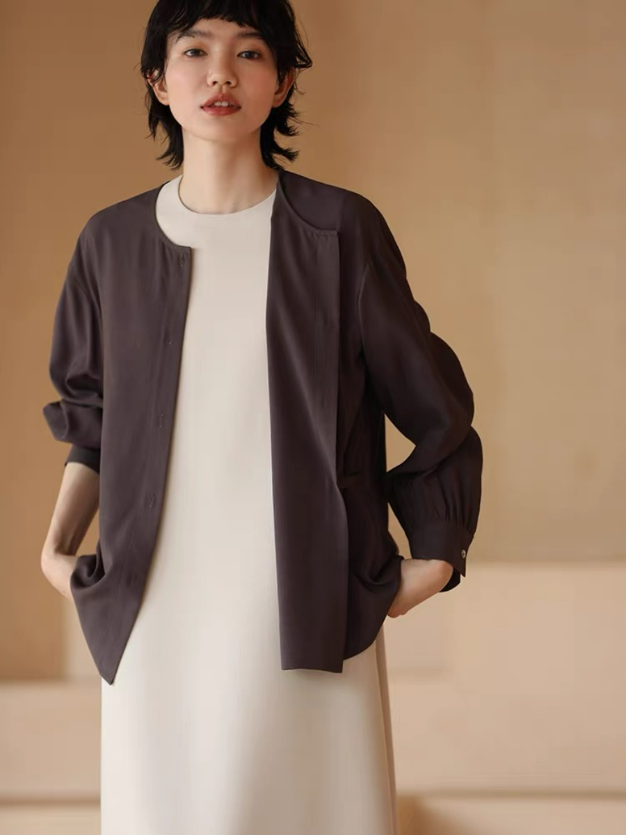 Helen Minimal Pocket Shift Dress