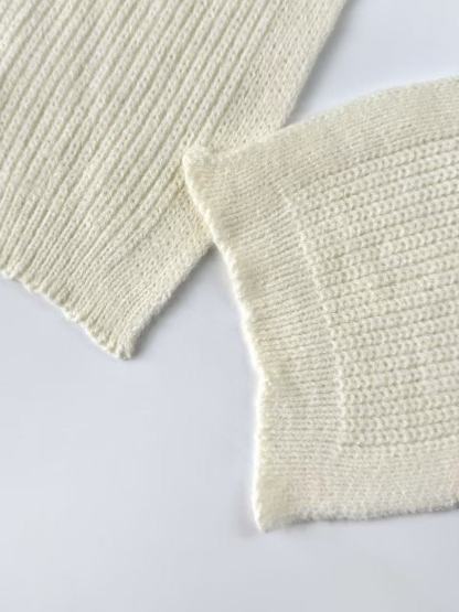 Wewe Ribbed Knit Shawl