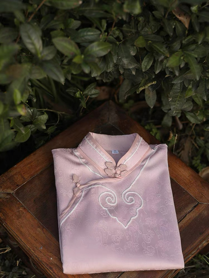 Ya Yun Full Placket Cheongsam-The Black Bow-