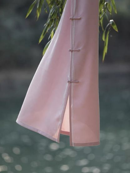 Ya Yun Full Placket Cheongsam-The Black Bow-
