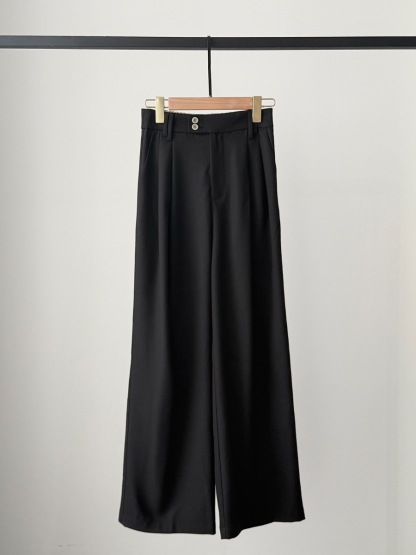 Shantae Double Button Straight Pants