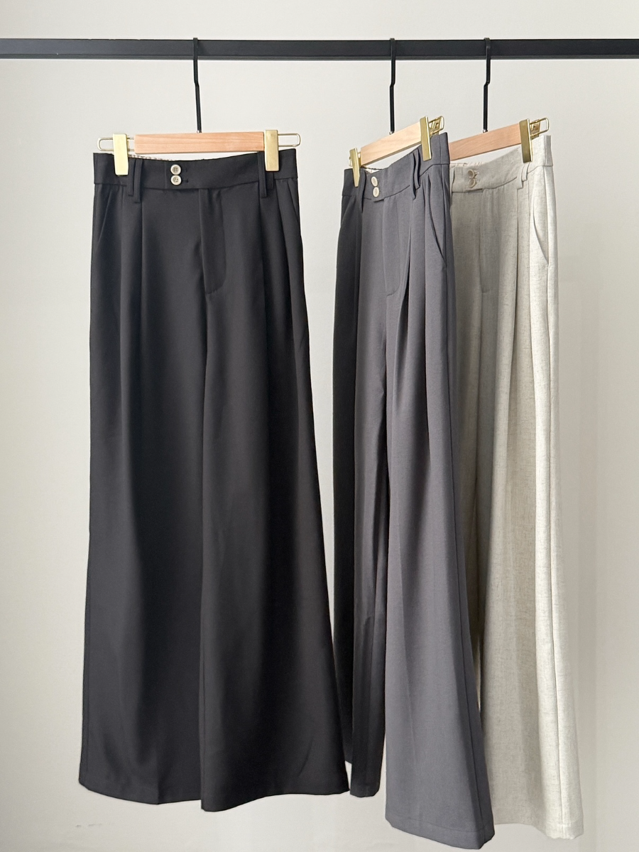 Shantae Double Button Straight Pants