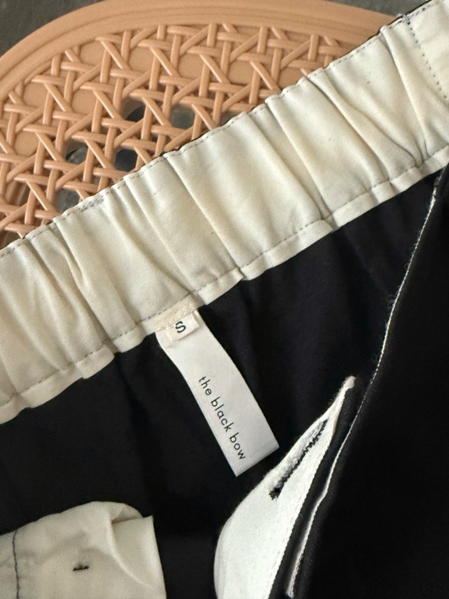 Shantae Double Button High Waist Wide Leg Pants-The Black Bow